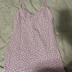 PacSun Lavender Floral Mini Dress